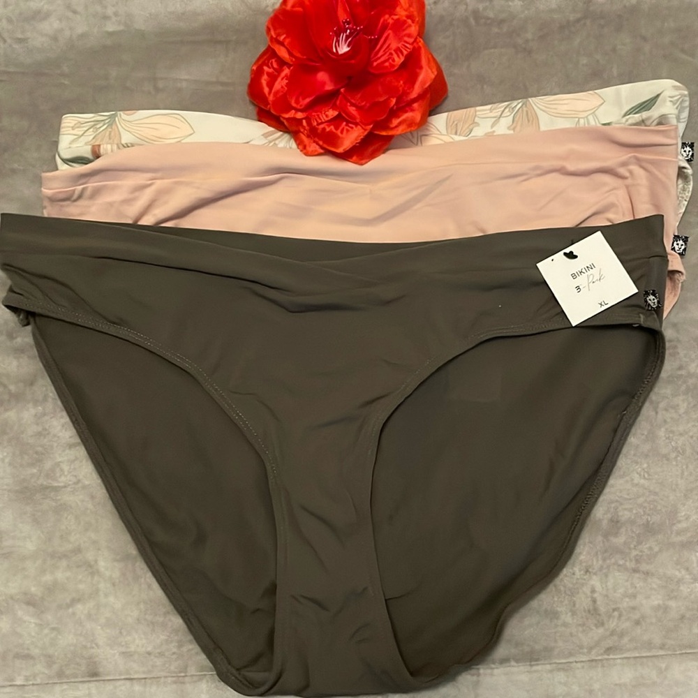 Anne Klein 3 Pack Hipsters Panties - Size XL
